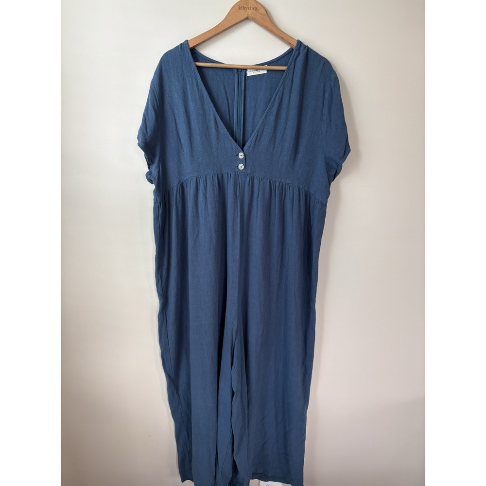 Women's Natural Life Blue Jumpsuit Size XL